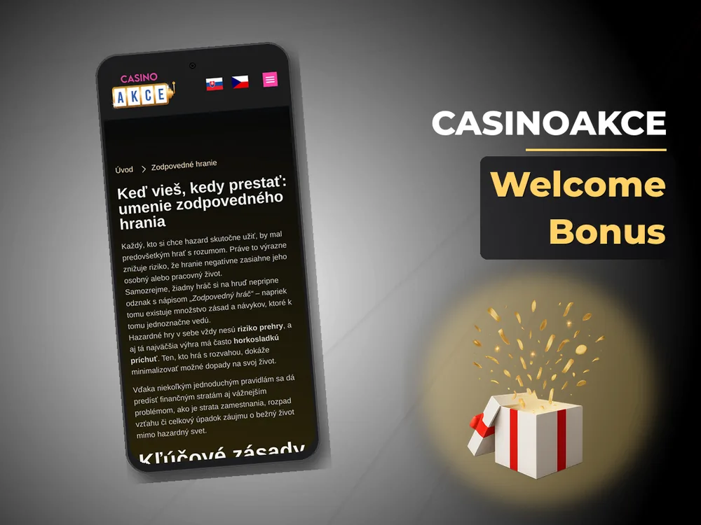 Casinoakce - Welcome Bonus