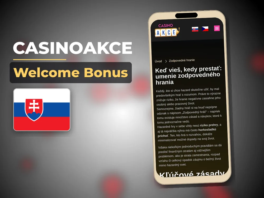 Casinoakce - Welcome Bonus