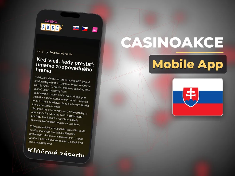 Casinoakce - Mobile App