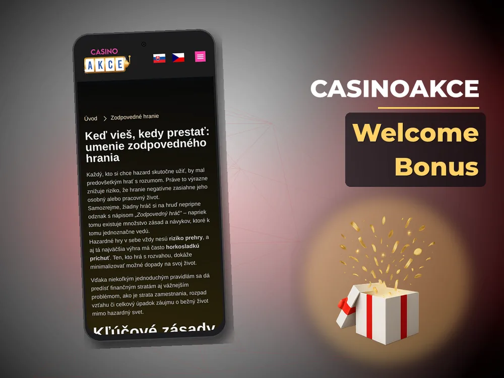 Casinoakce - Welcome Bonus