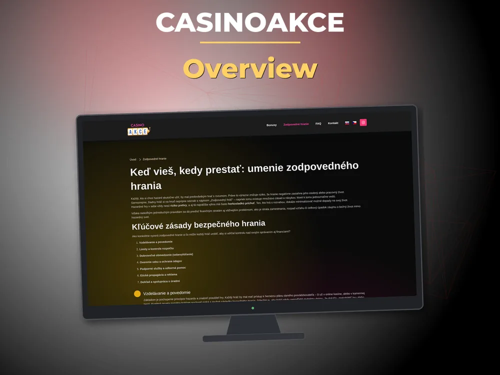 Casinoakce - Overview