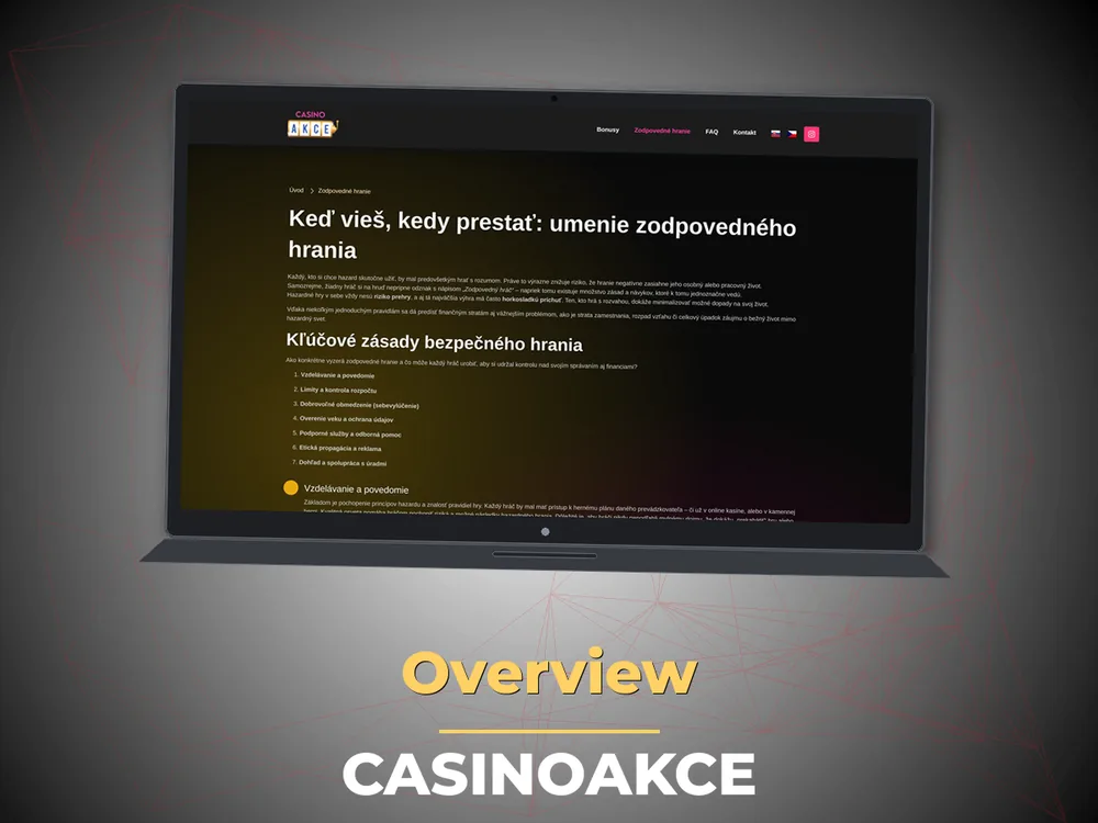 Casinoakce - Overview