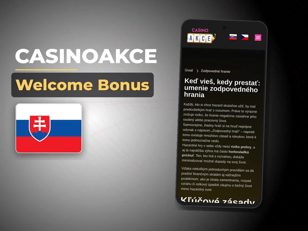 Casinoakce - Welcome Bonus