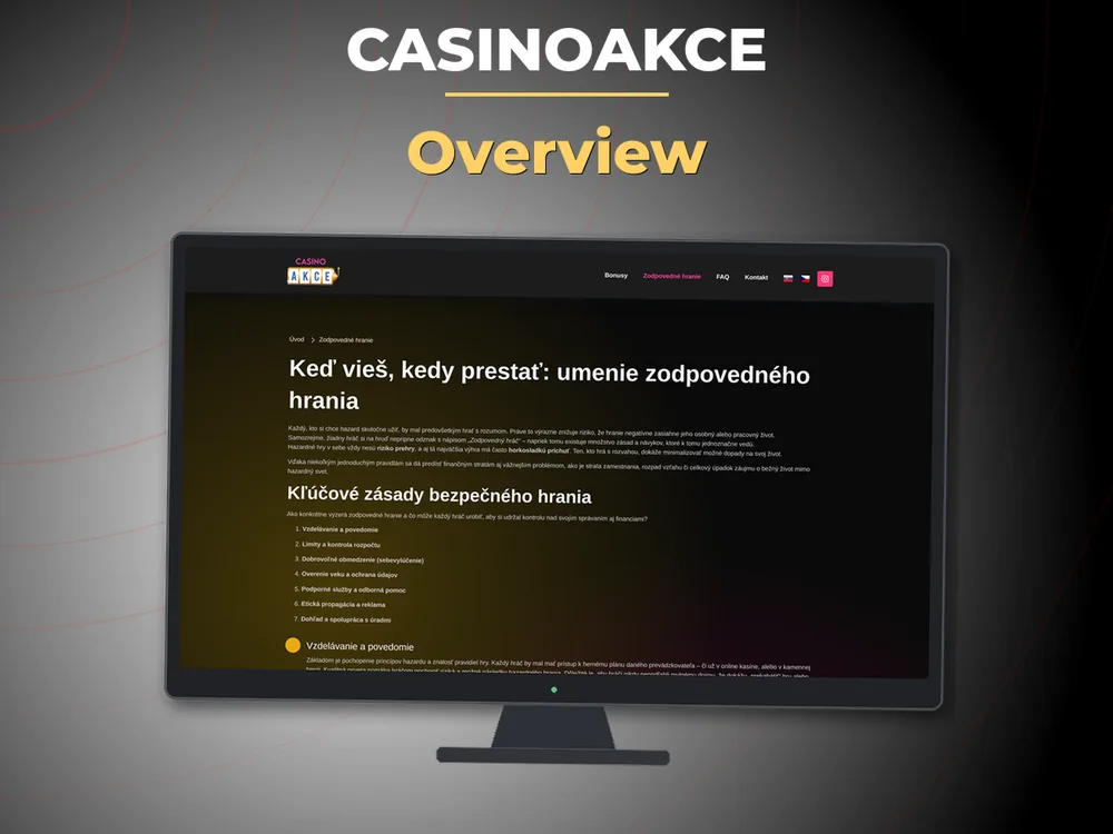 Casinoakce - Overview