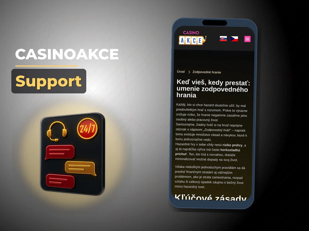 Casinoakce - Support