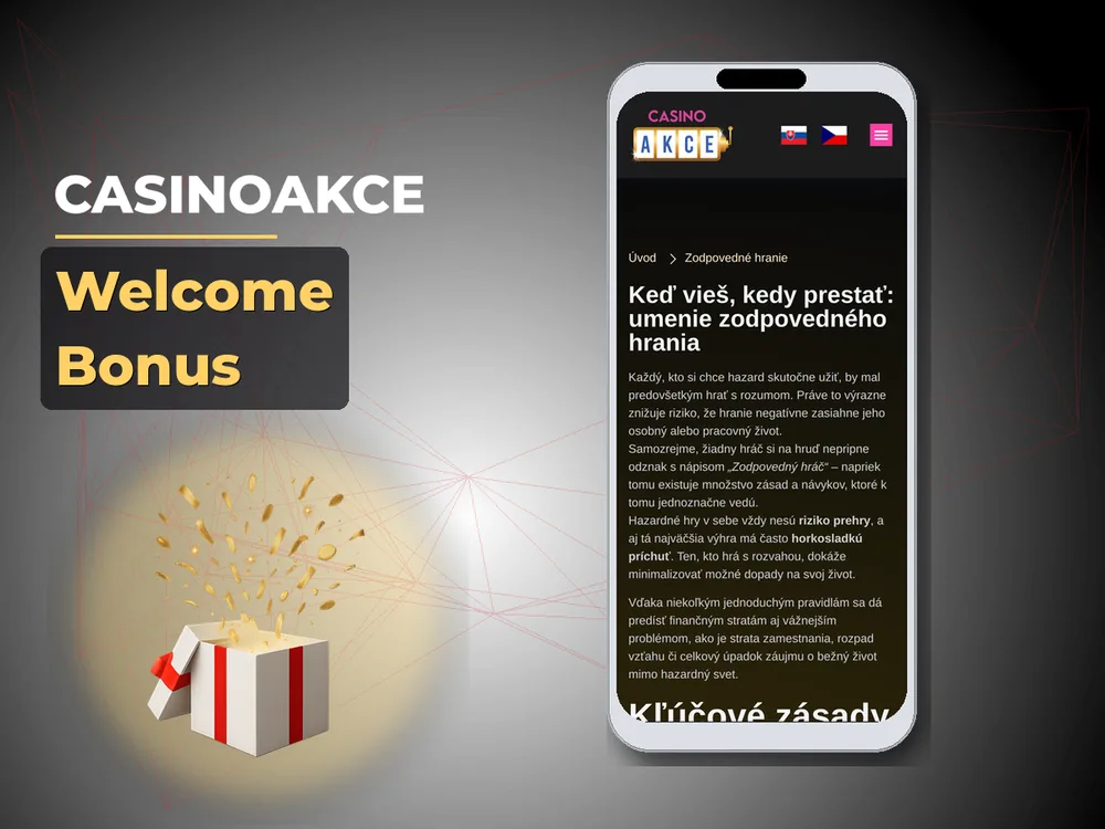 Casinoakce - Welcome Bonus