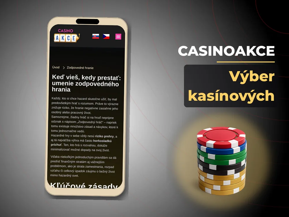 Casinoakce - Výber kasínových