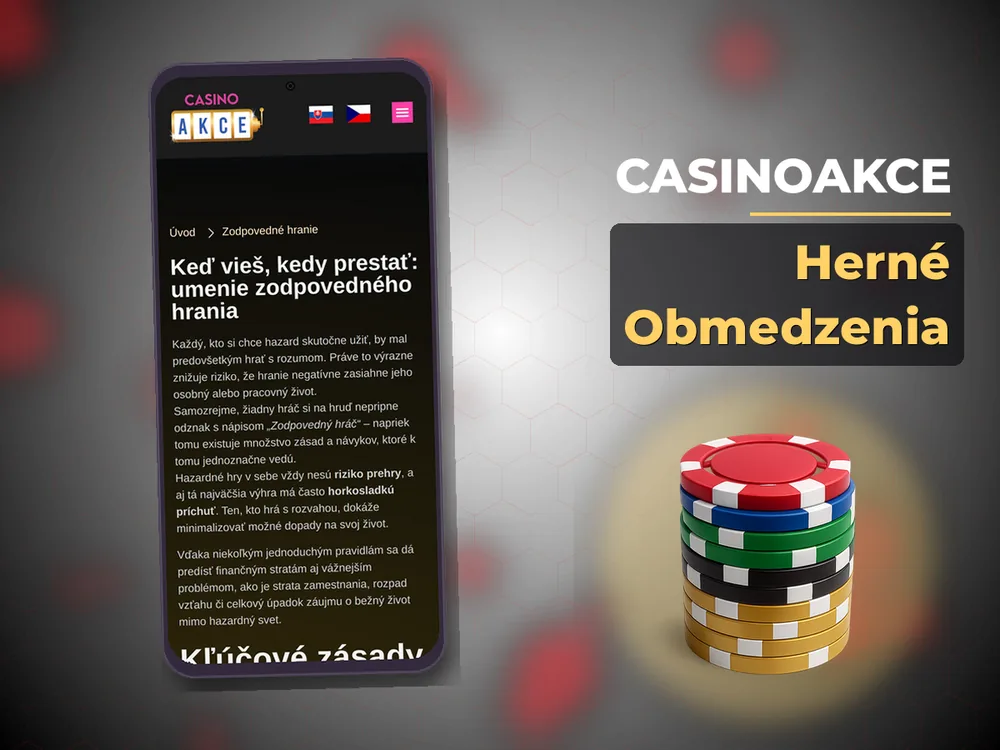Casinoakce - Herné Obmedzenia