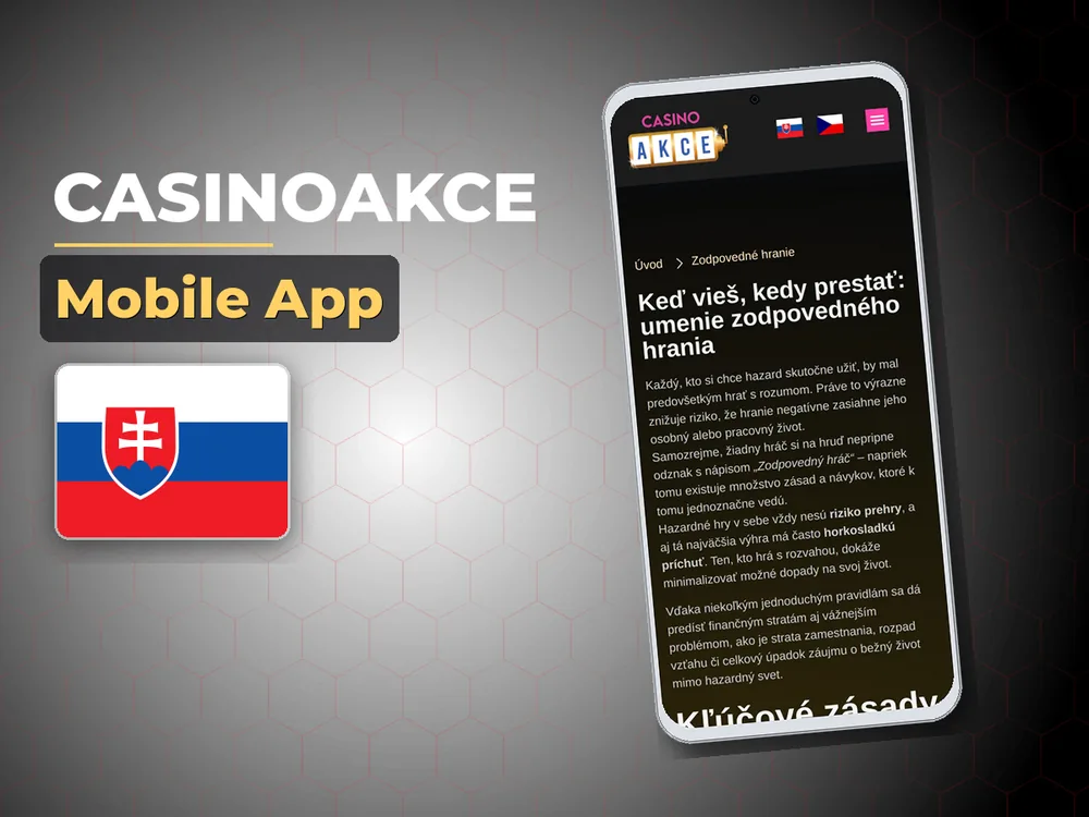 Casinoakce - Mobile App